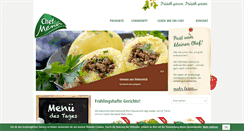 Desktop Screenshot of chefmenue.at