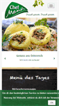 Mobile Screenshot of chefmenue.at